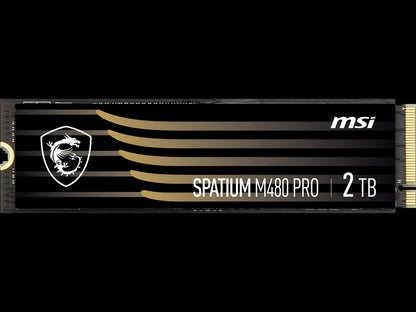 SPATIUM M480 PRO - SSD - Encrypted - 2 TB - Internal - M.2 2280 - Pcie 4.0 X4 (Nvme) - 256-Bit AES