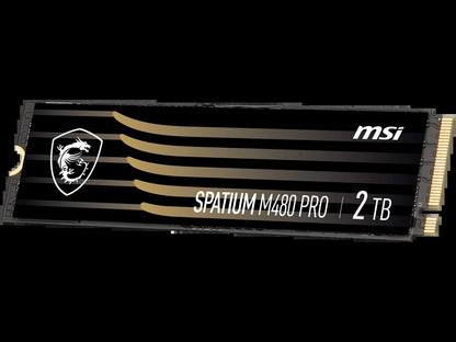 SPATIUM M480 PRO - SSD - Encrypted - 2 TB - Internal - M.2 2280 - Pcie 4.0 X4 (Nvme) - 256-Bit AES
