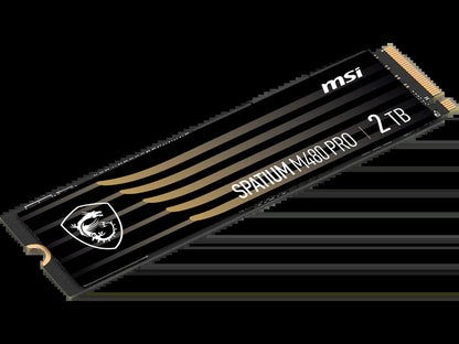 SPATIUM M480 PRO - SSD - Encrypted - 2 TB - Internal - M.2 2280 - Pcie 4.0 X4 (Nvme) - 256-Bit AES