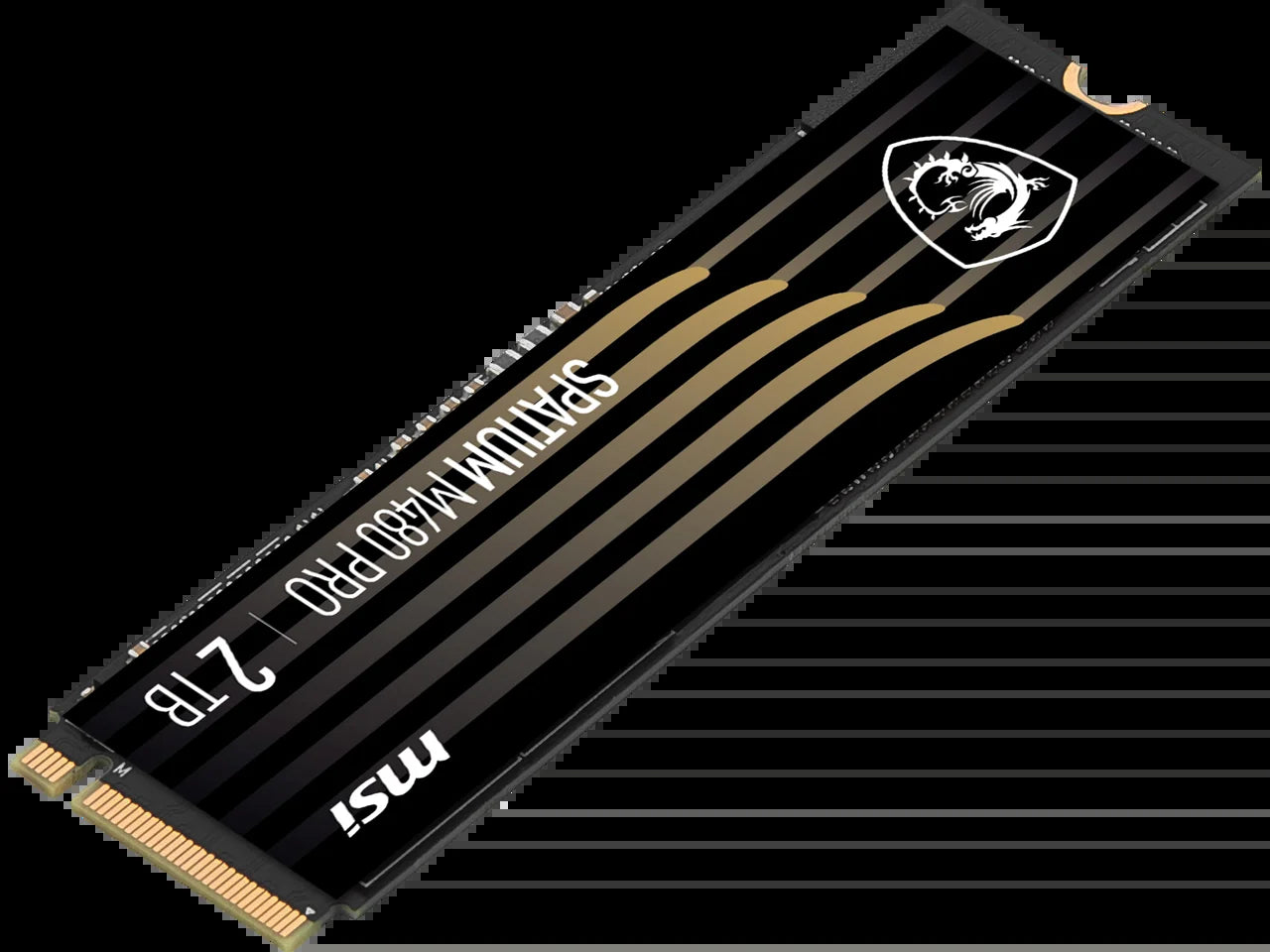 SPATIUM M480 PRO - SSD - Encrypted - 2 TB - Internal - M.2 2280 - Pcie 4.0 X4 (Nvme) - 256-Bit AES